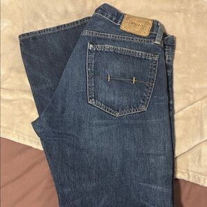 Polo by Ralph Lauren Men's Dark Blue Straight Jeans